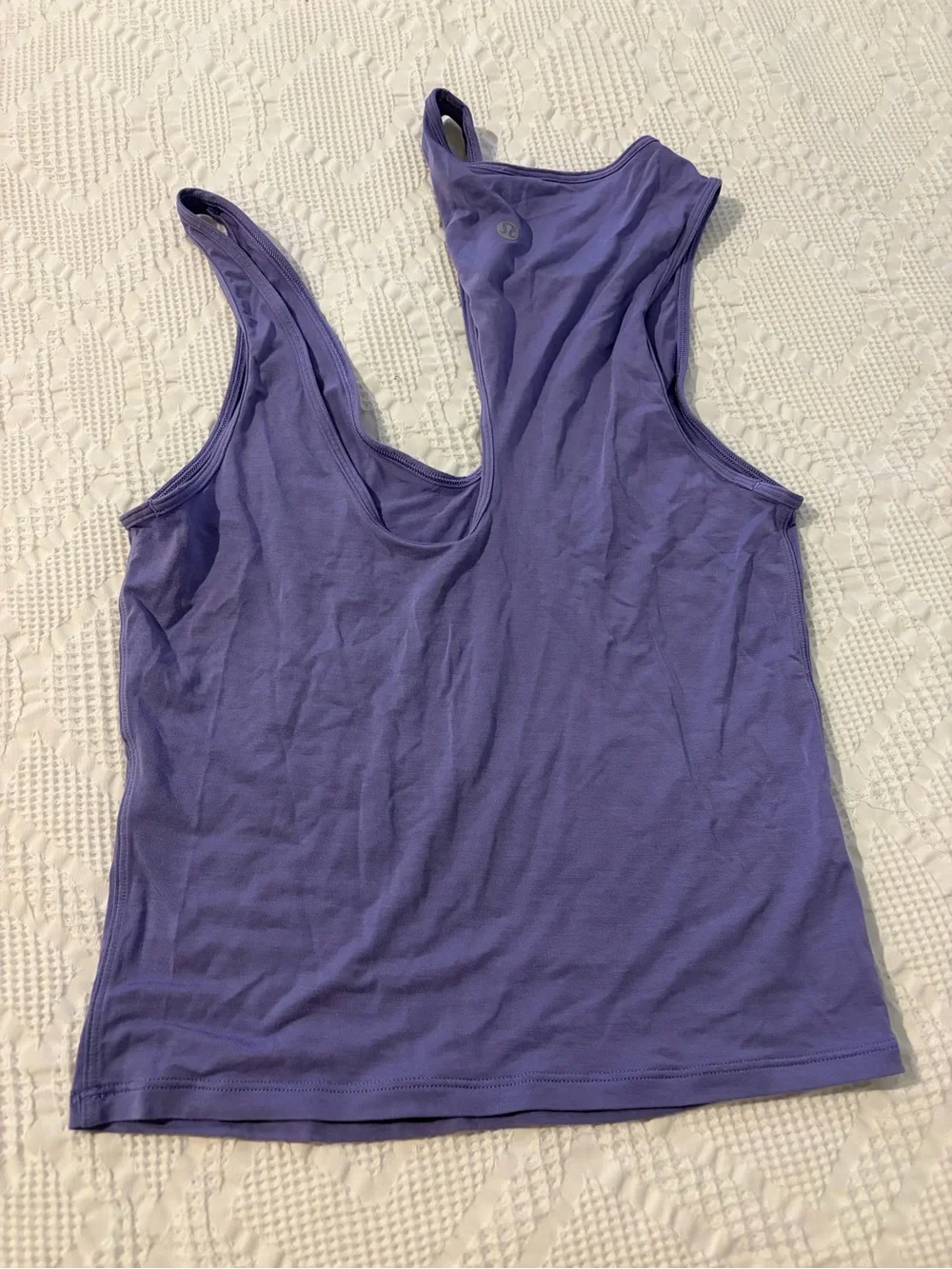 Lululemon Women's Purple Scoop Neck Tank Top